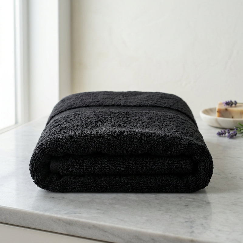 Black | Aaliyan's Signature Bath Towel