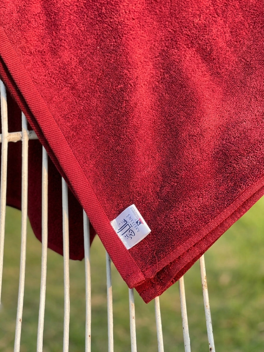 Red | Aaliyan's Signature Bath Towel