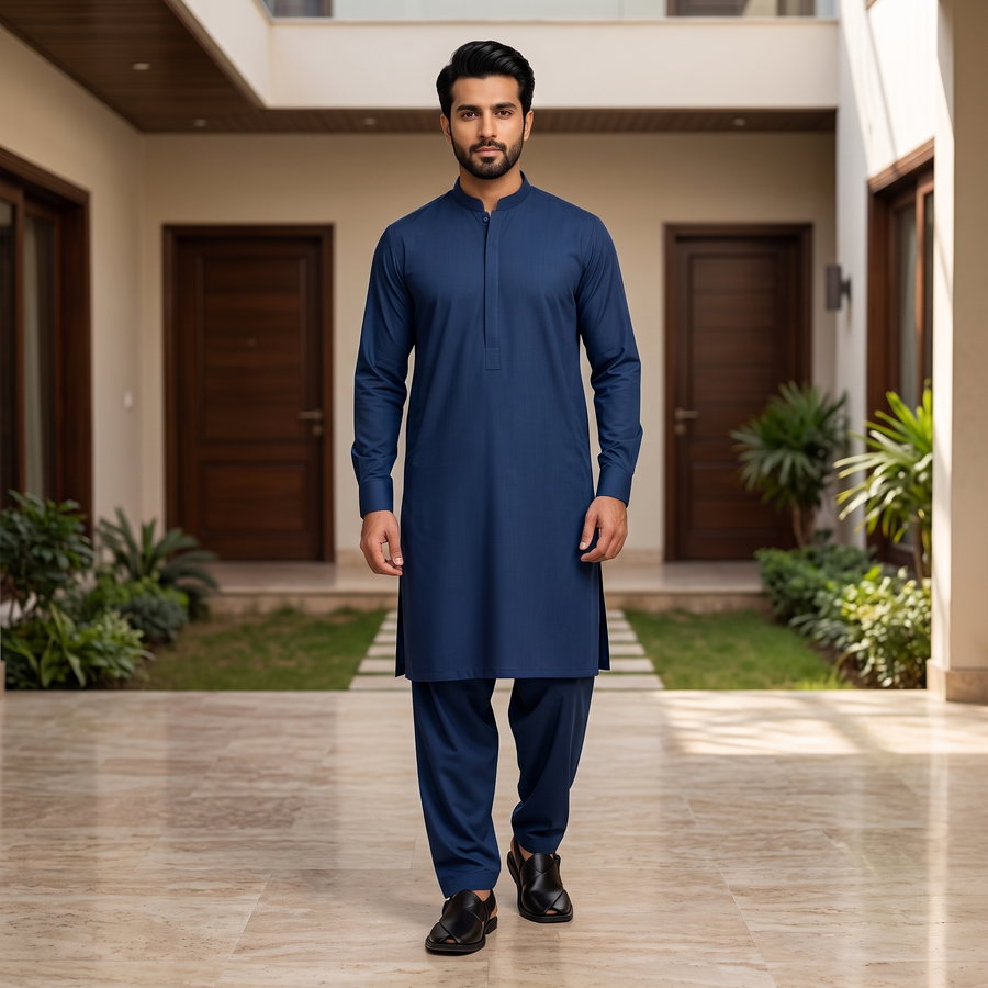 Royal Cotton Latha - Midnight Blue