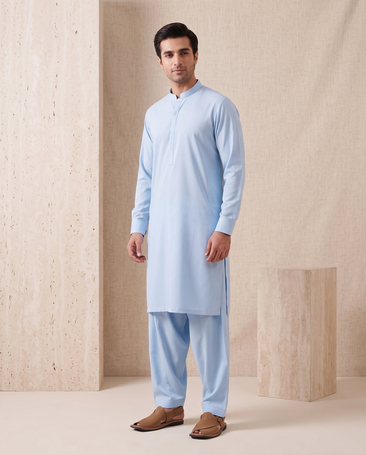 Ice Blue | Premium Wash & Wear