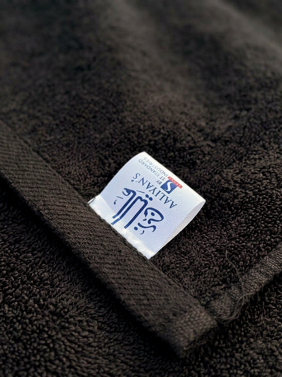 Black | Aaliyan's Signature Bath Towel
