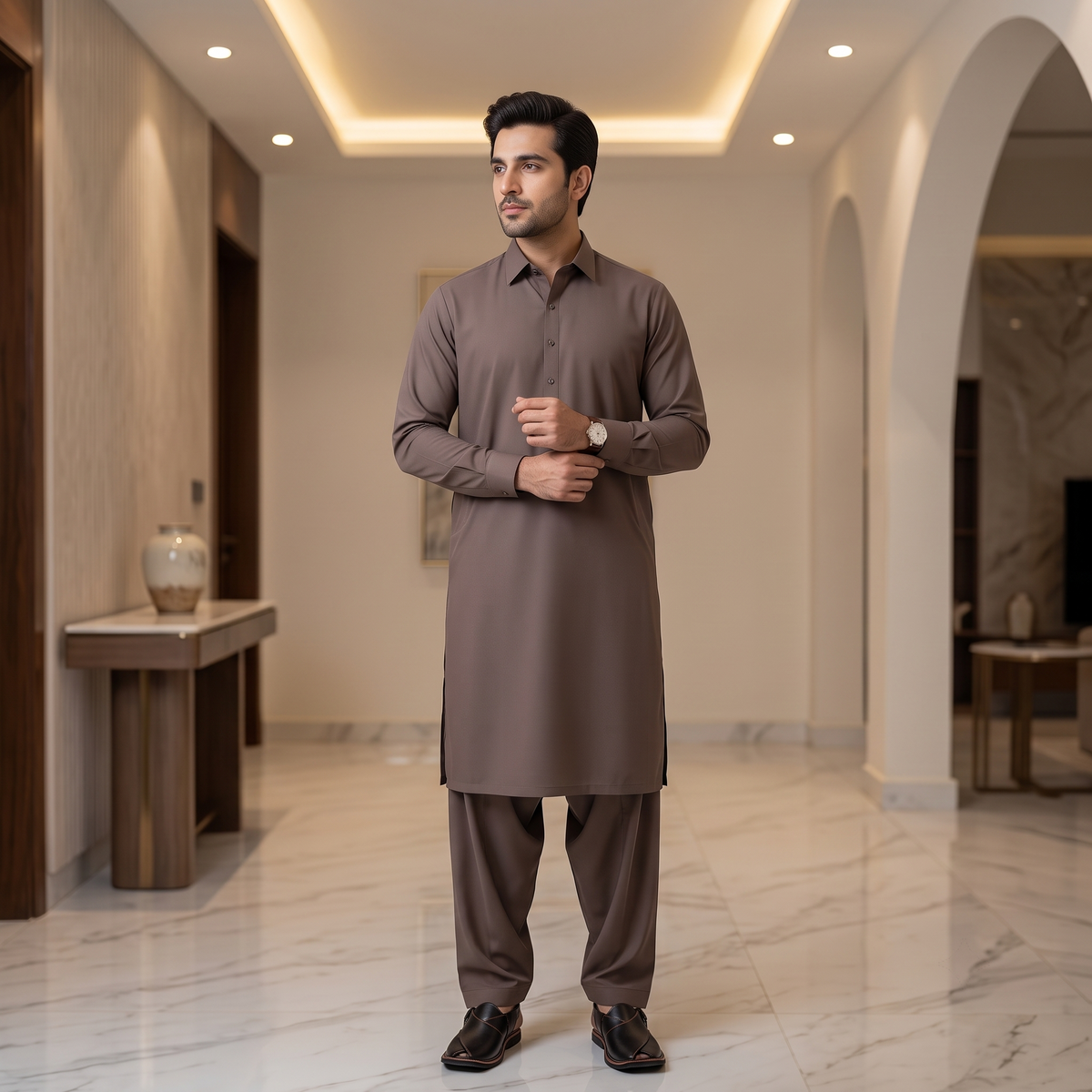 Taupe Grey | Elite Wash & Wear