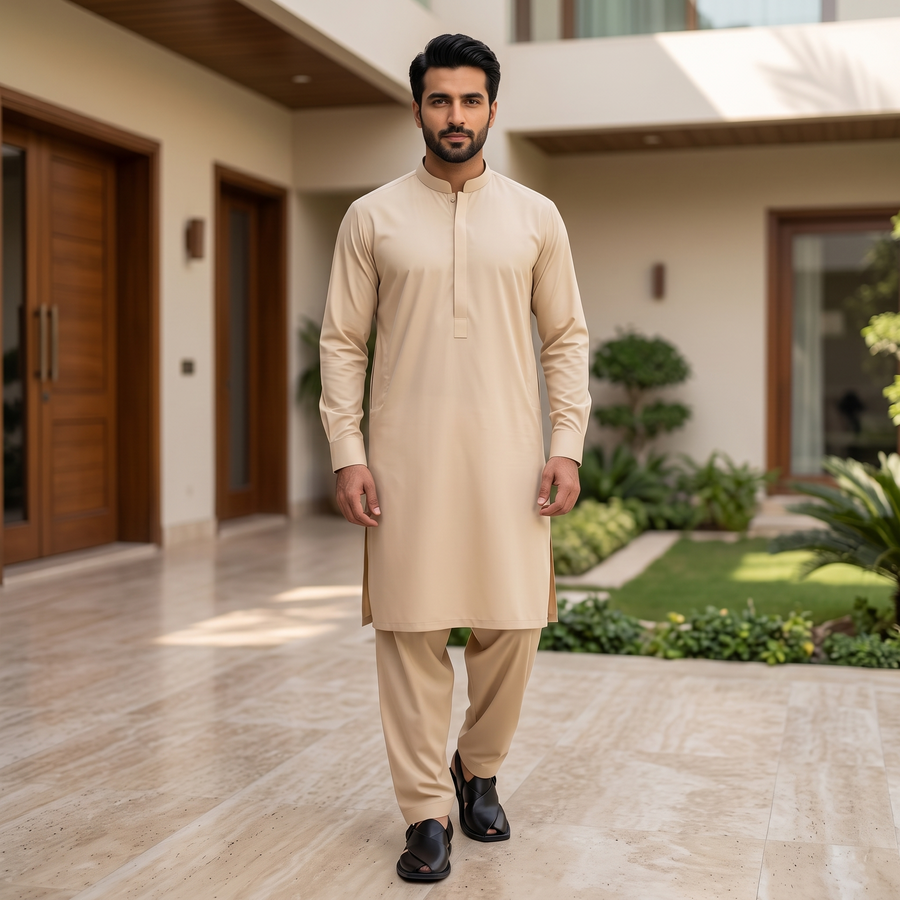 Royal Cotton Latha - Pale Almond