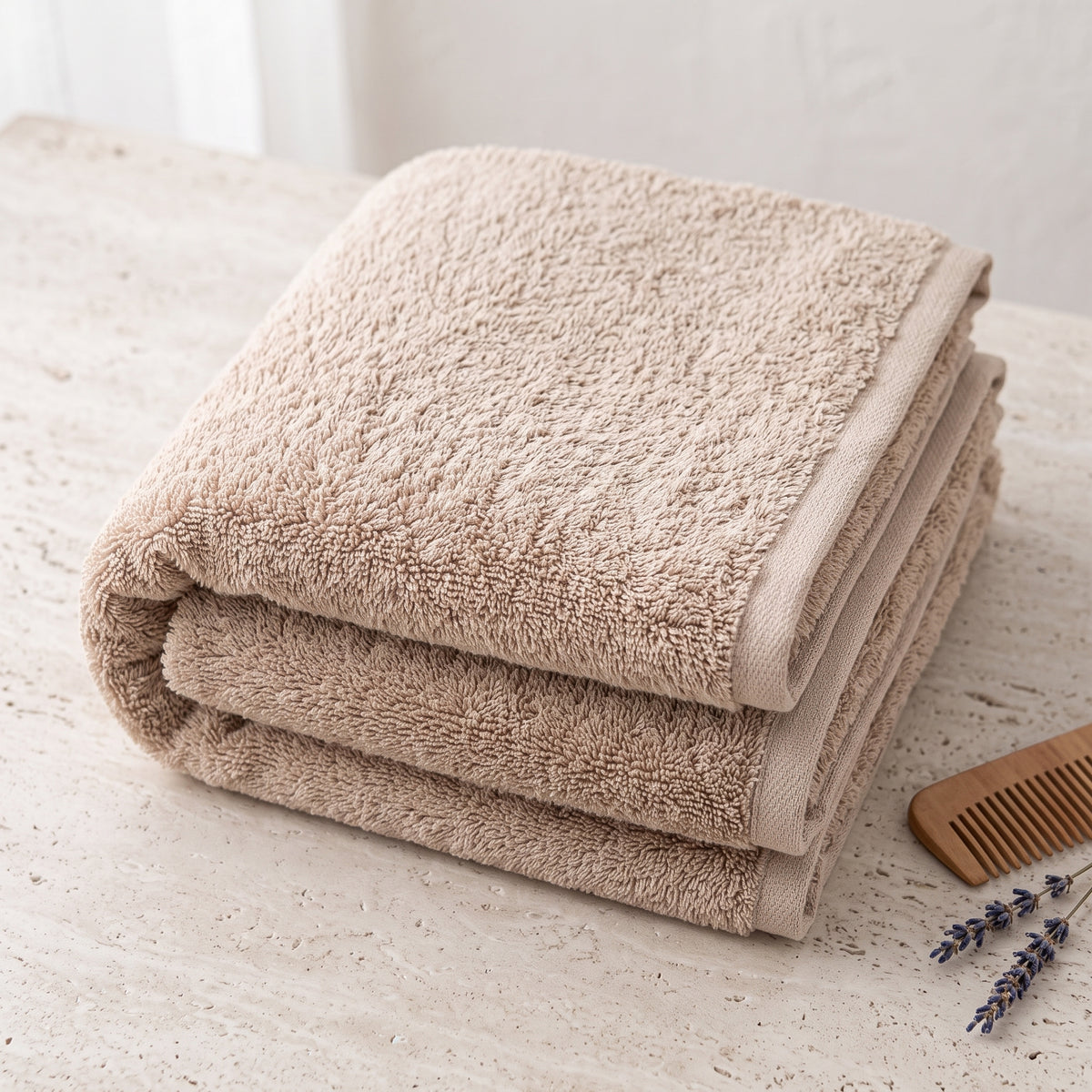 Beige | Aaliyan's Signature Bath Towel