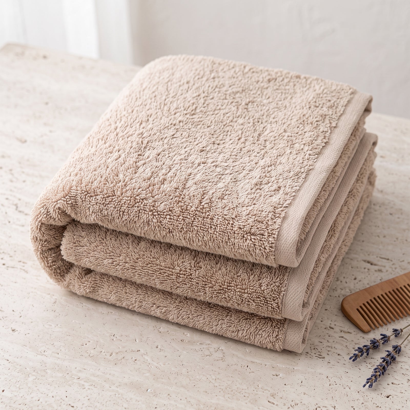 Beige | Aaliyan's Signature Bath Towel