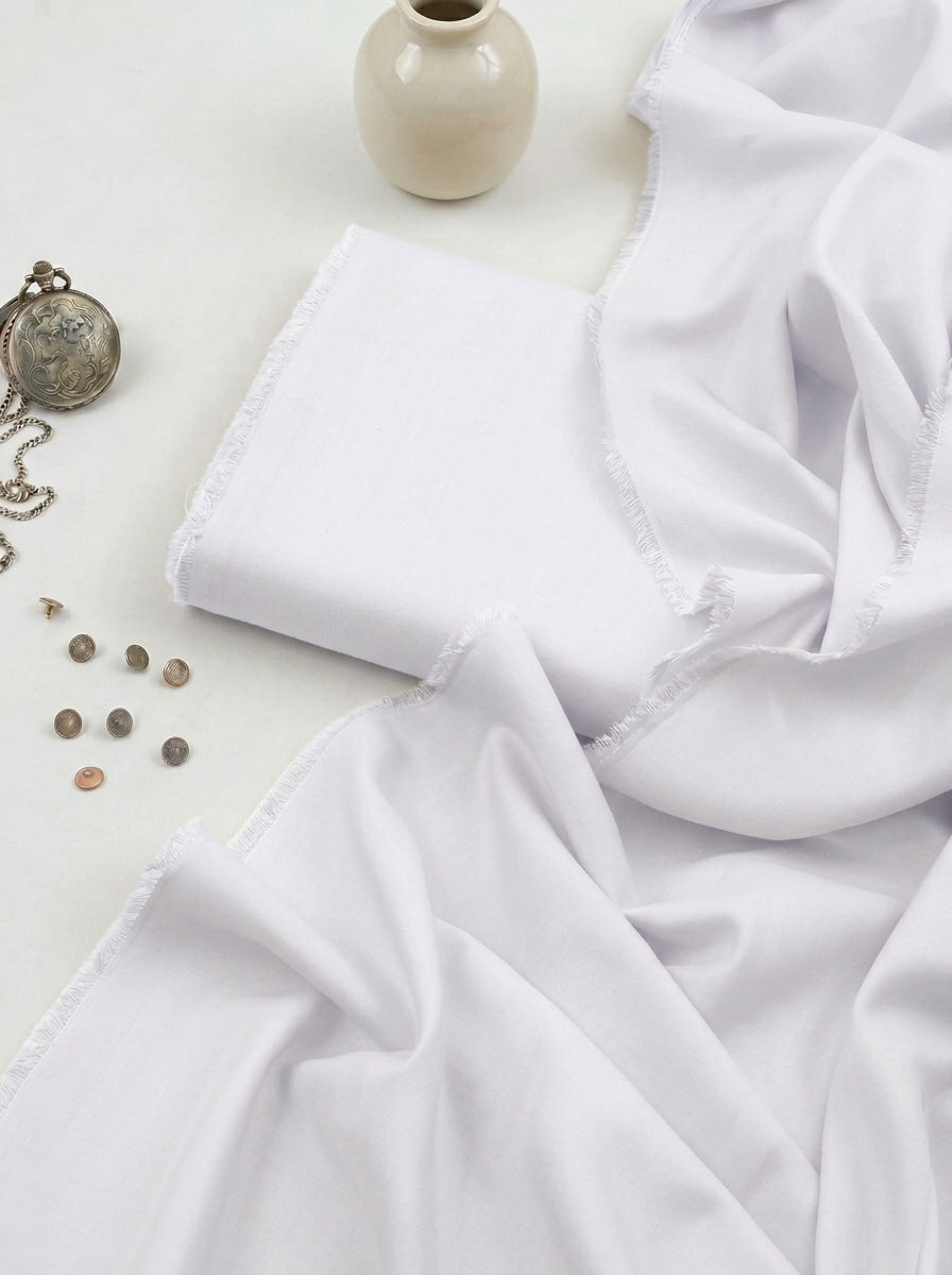White | Premium Wash & Wear