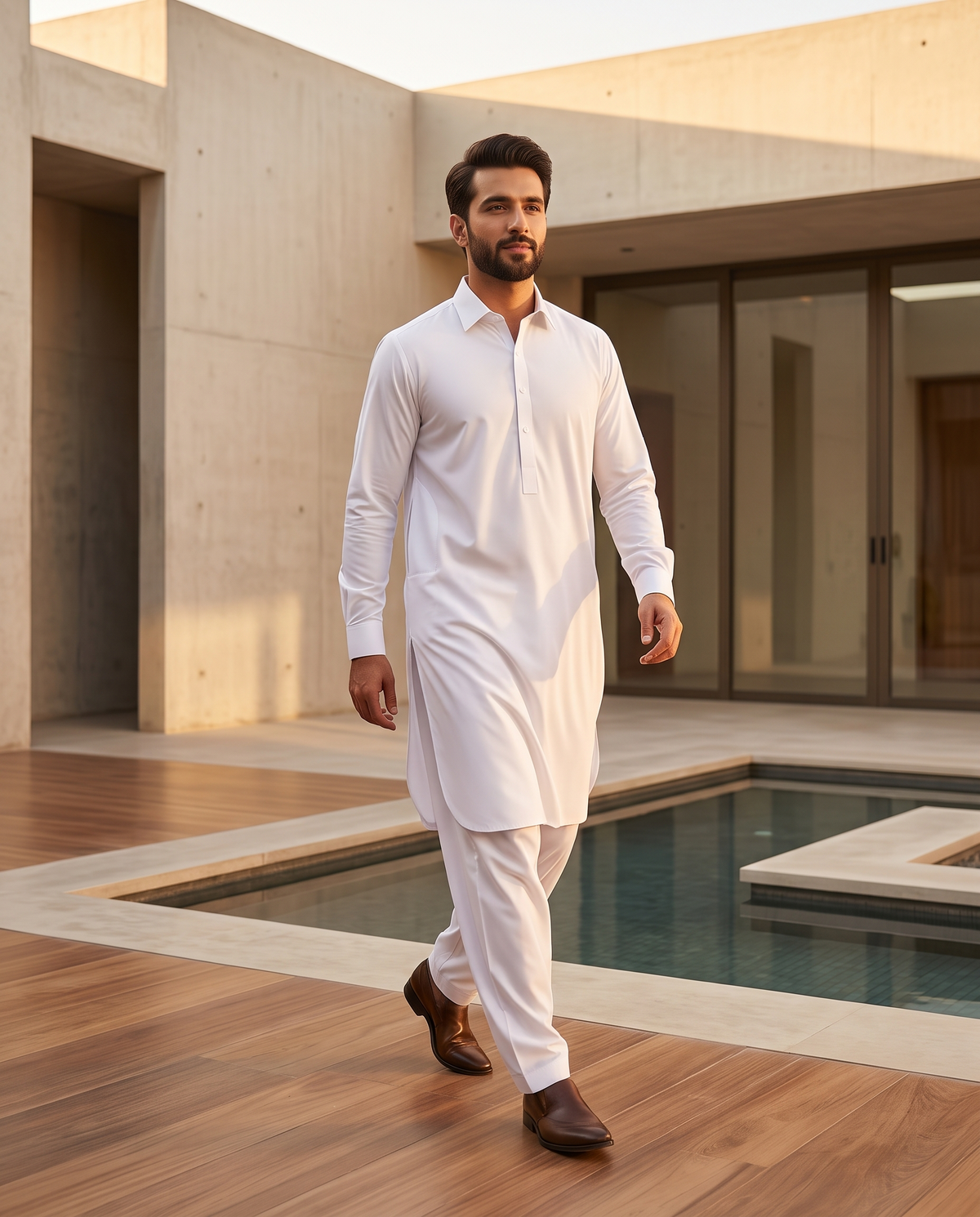 White | Premium Wash & Wear