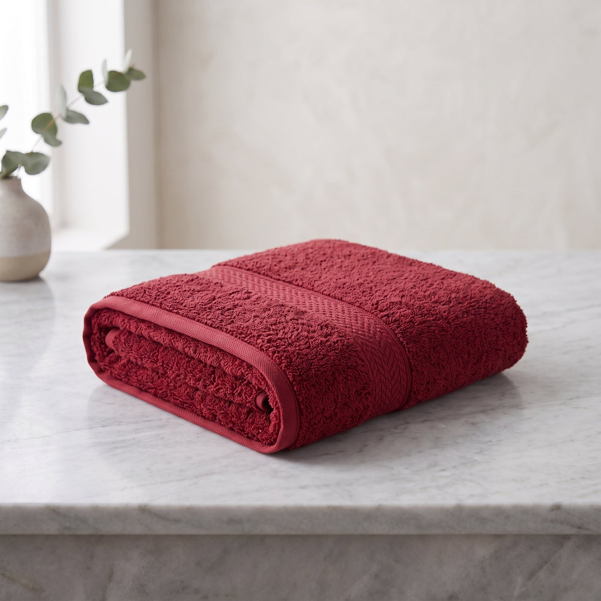 Red | Aaliyan's Signature Bath Towel