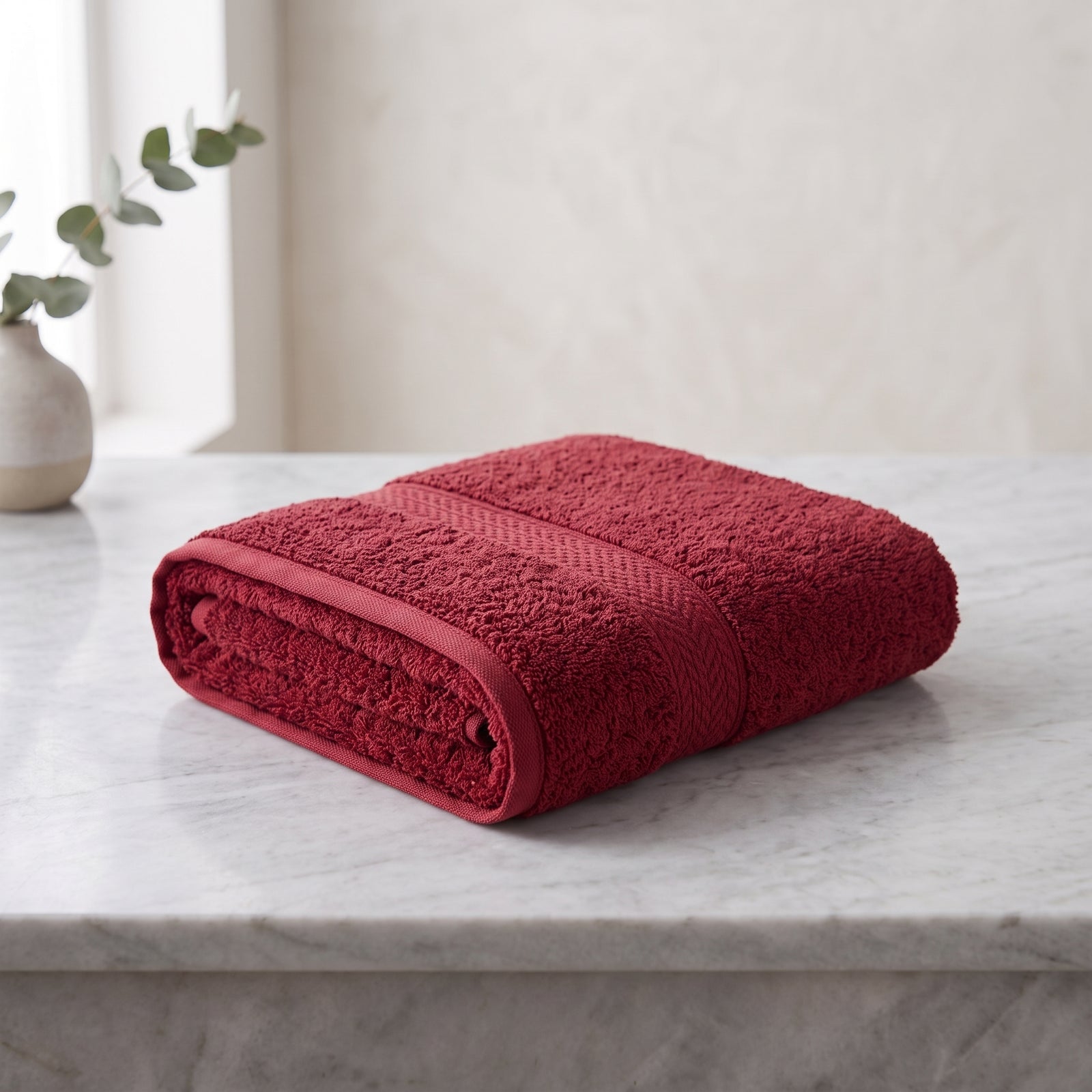 Red | Aaliyan's Signature Bath Towel