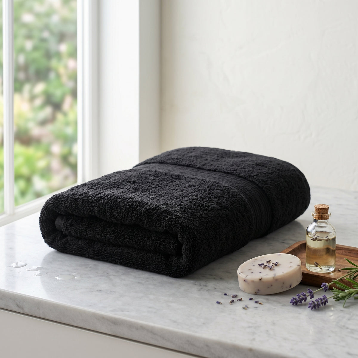Black | Aaliyan's Signature Bath Towel