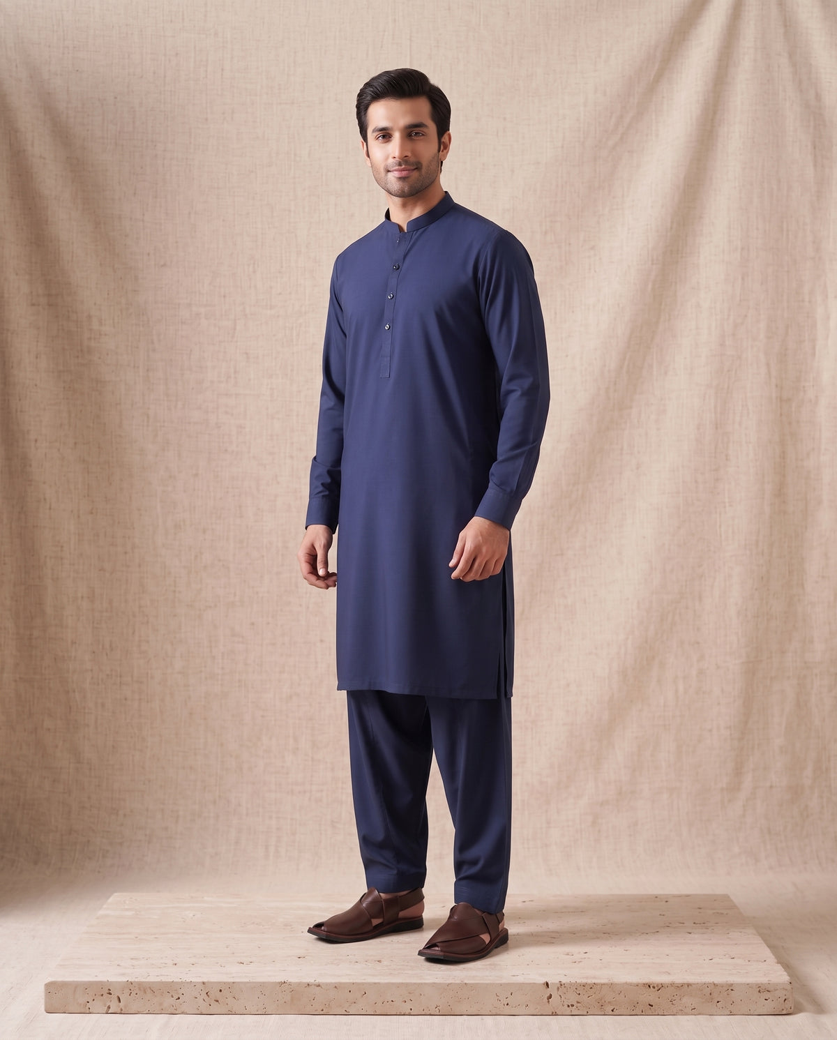 Navy Blue | Premium Wash & Wear