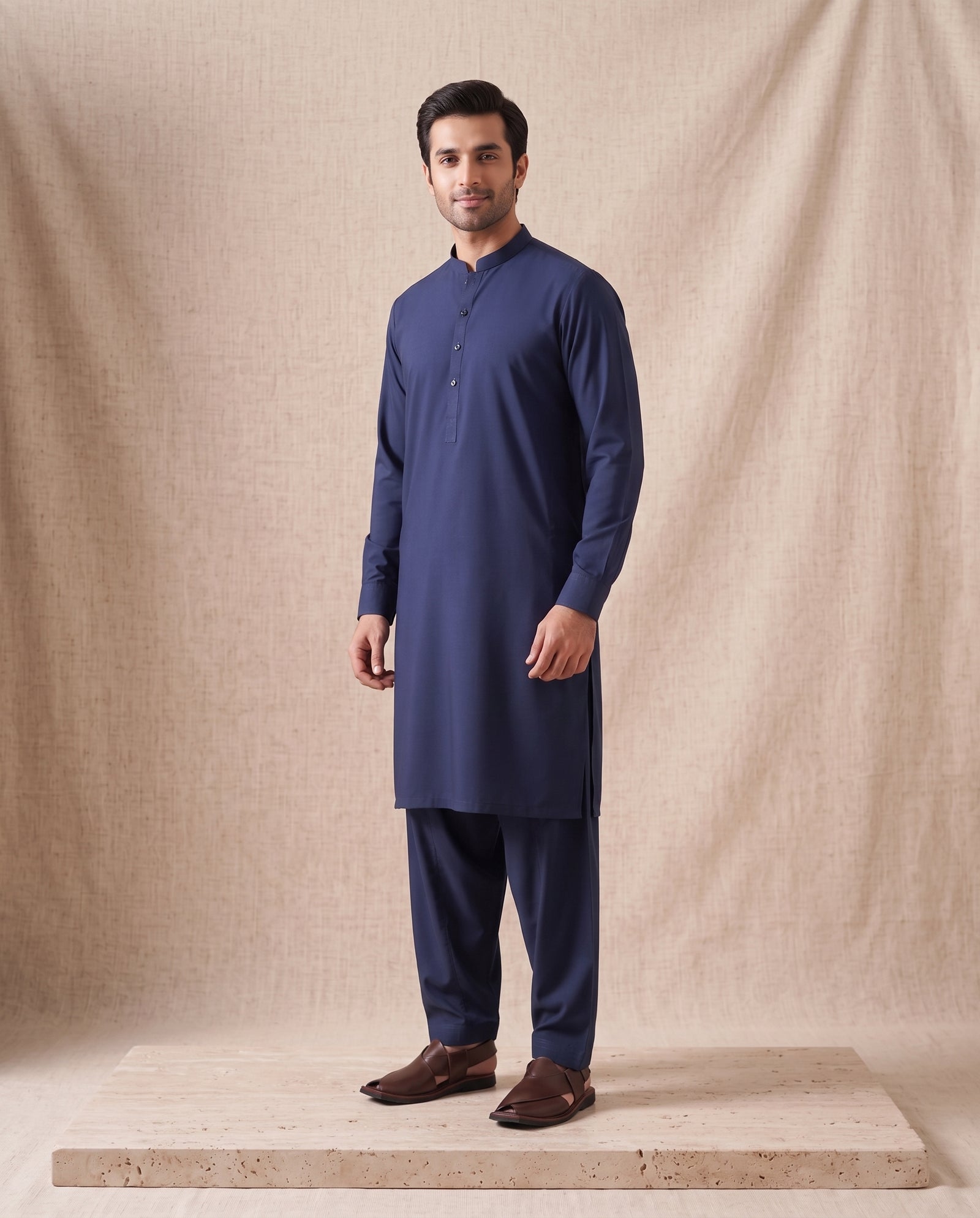 Navy Blue | Premium Wash & Wear