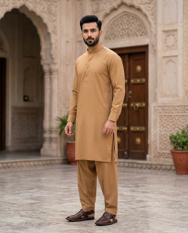Executive Wash & Wear - Camel Brown