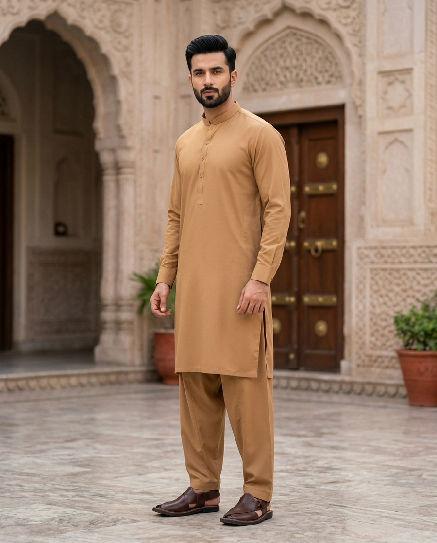 Executive Wash & Wear - Camel Brown