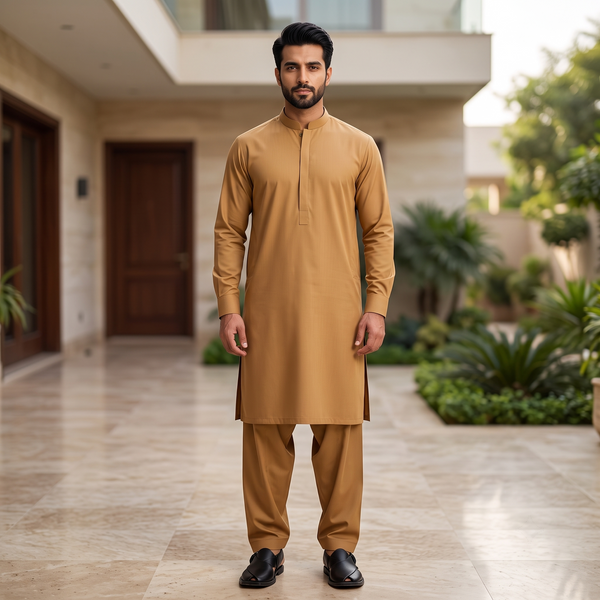 Royal Cotton Latha - Orche-Camel Tone
